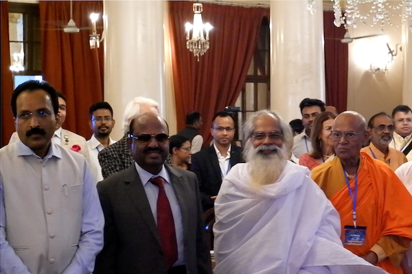 S. Somanath, Gov. Dr CV Ananda Bose, His Holiness Jagadguru Swami Isa, Venerable Banagala Upatissa Nayaka Thero